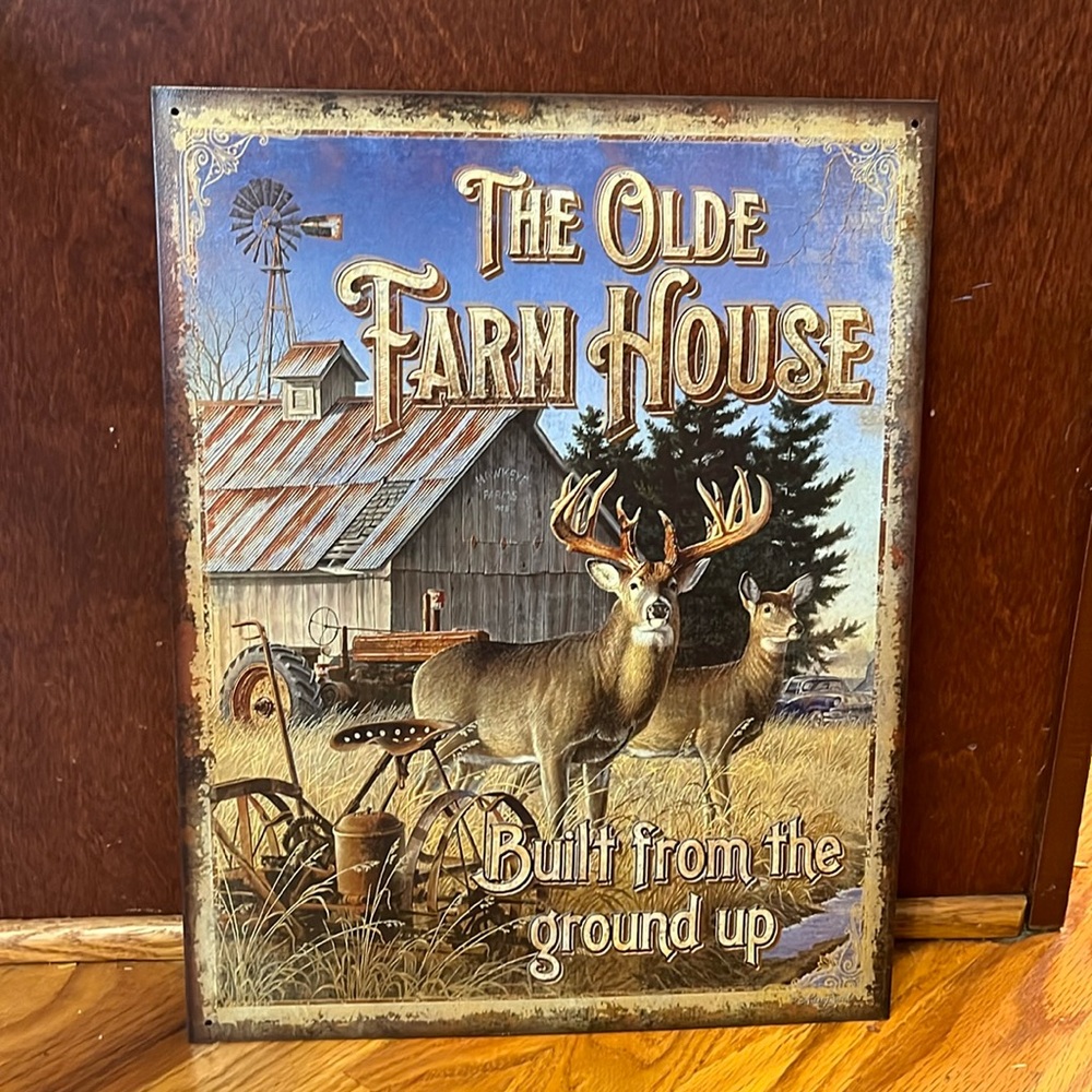 Tin Farmhouse Sign
